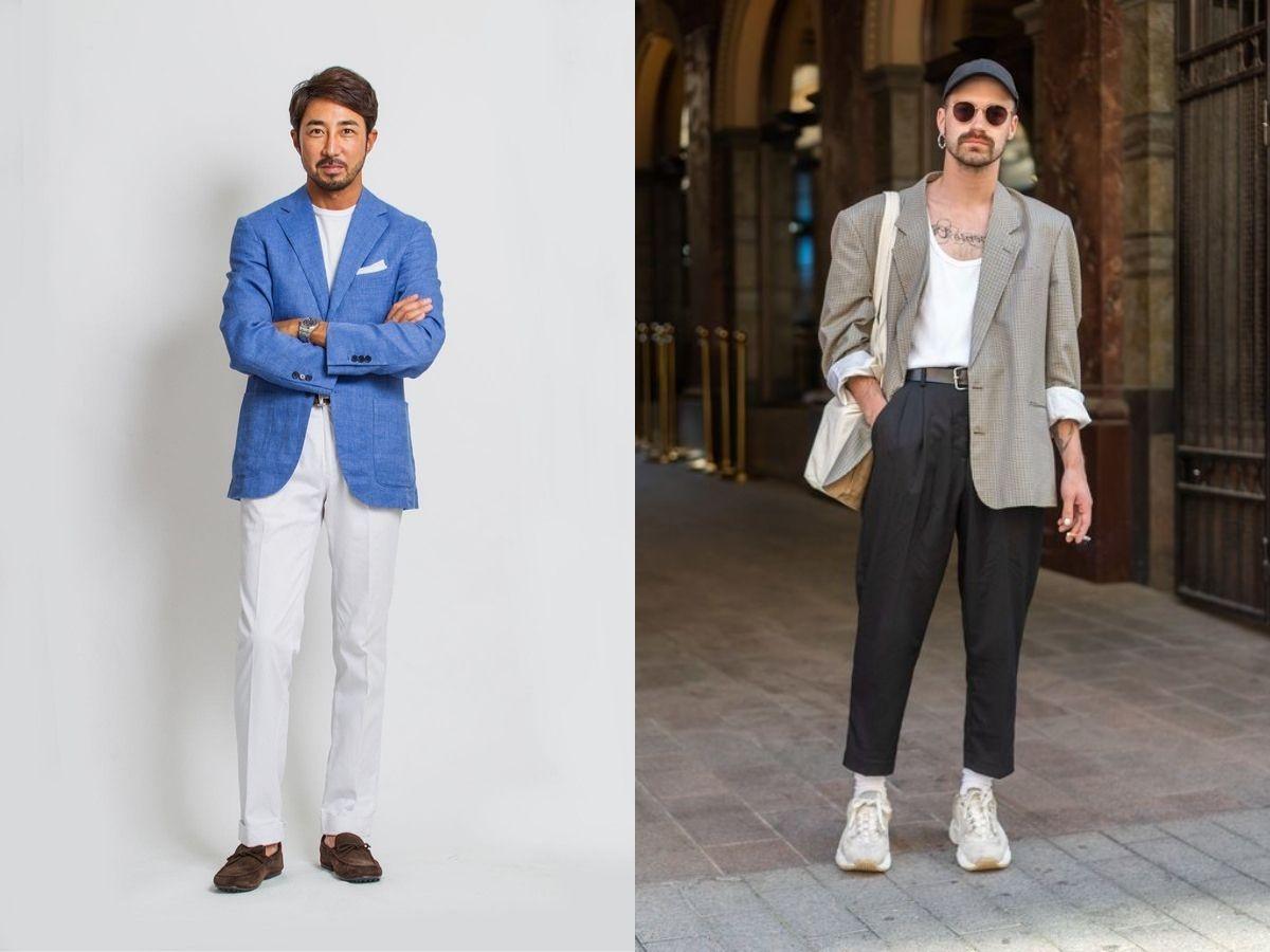 Phối Đồ Áo Blazer Với Quần Trousers