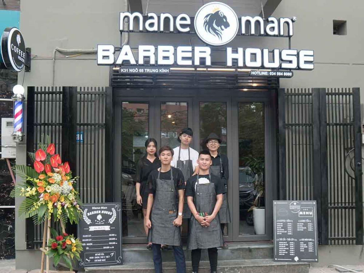 Mane Man Barber House mang đến một không gian không quá hào nhoáng nhưng rất sạch sẽ