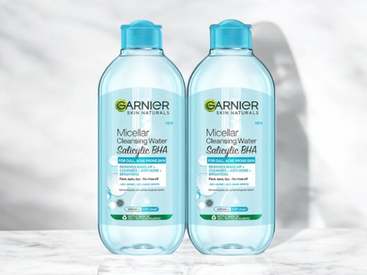 Nước tẩy trang Garnier Micellar Cleansing Water For Oily, Acne-Prone Skin (Nắp xanh lá) 