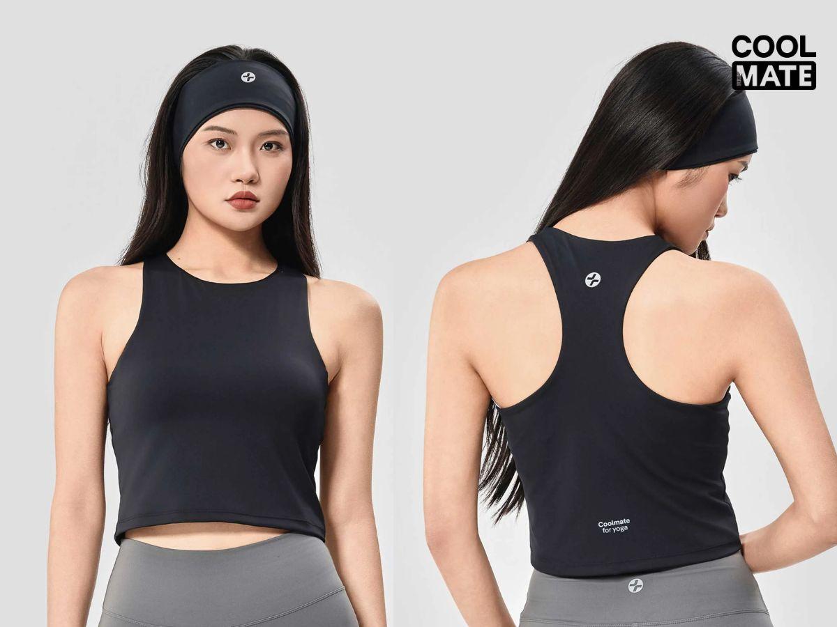 Singlet thể thao co giãn, thấm hút, thiết kế racerback hỗ trợ vận động
