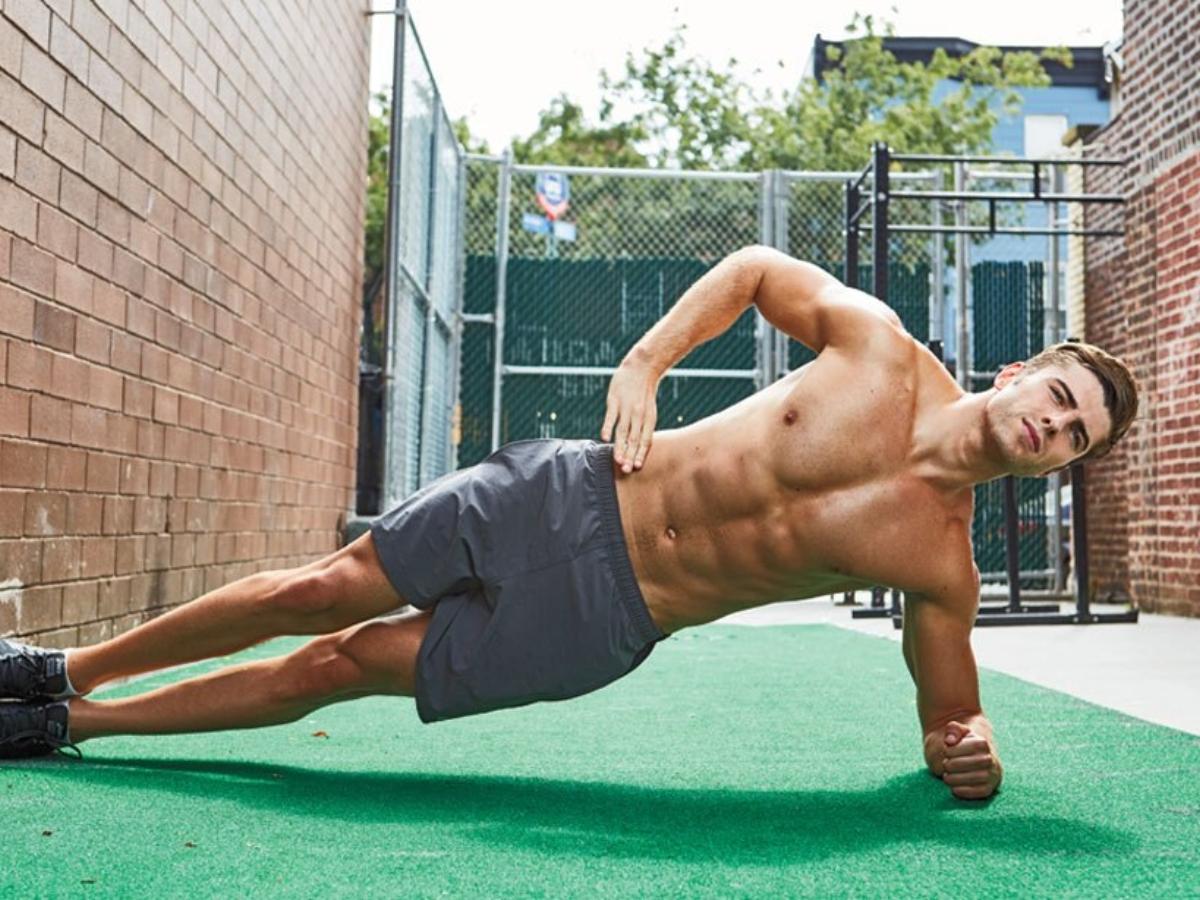 Bài tập Side Plank nghiêng tác động vào cơ bụng bên hông