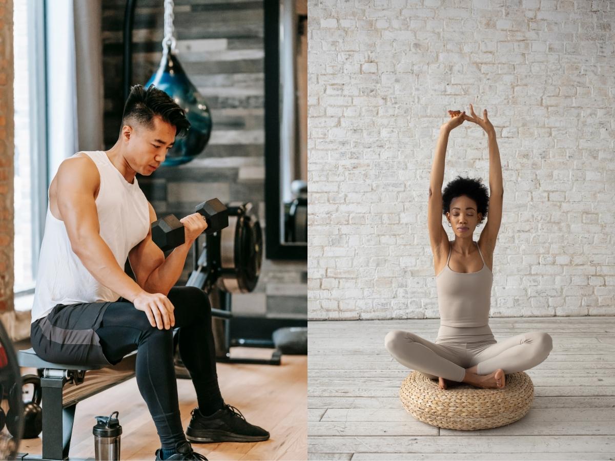 Chuyên gia khuyến nghị nên tập gym trước, tập yoga sau