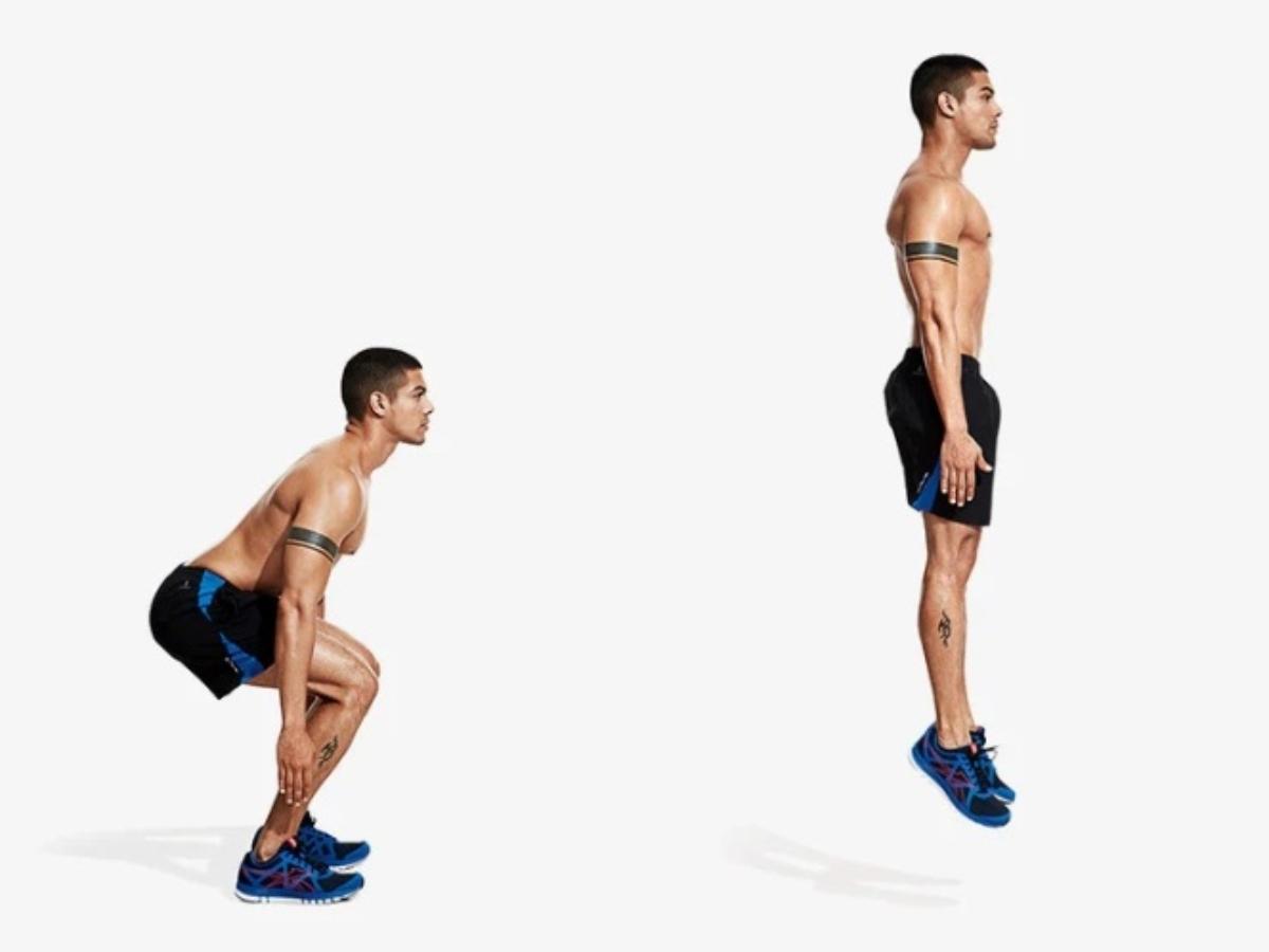 Bài tập squat nhảy giúp phát triển sức khỏe toàn diện