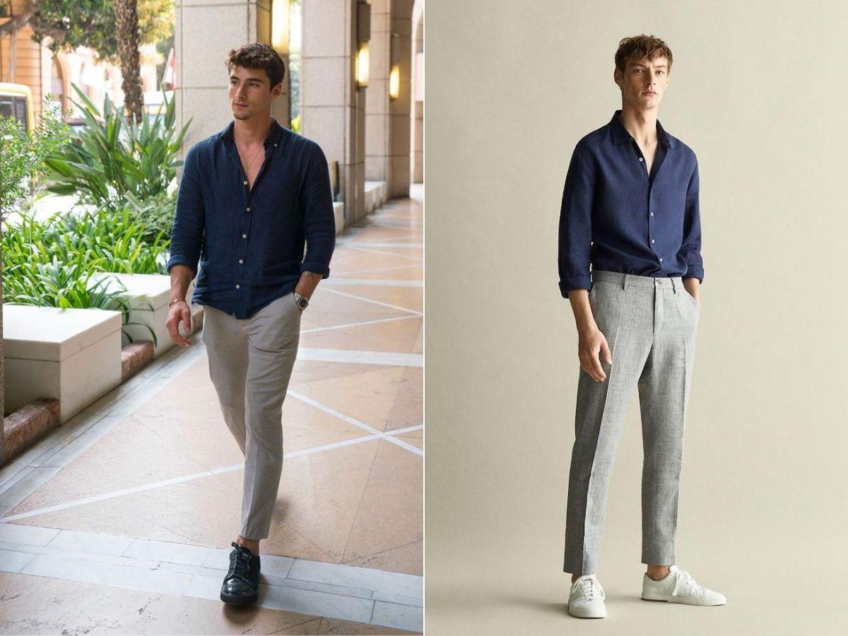 Khi cần trang phục lịch sự nhưng không quá cứng nhắc, outfit cũng sở hiện đại là lựa chọn tuyệt vời