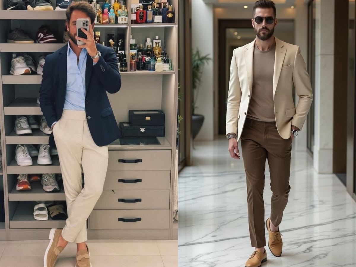 Xanh navy, xám, đen và be là những gam màu blazer cơ bản, dễ phối nhất