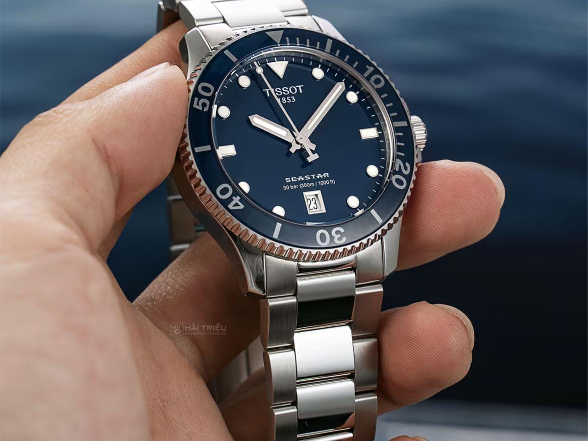 Đồng hồ Tissot Seastar nổi bật với khả năng chống nước cao