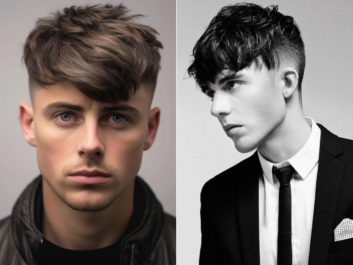 Angular Fringe là kiểu tóc có phần mái được cắt xéo