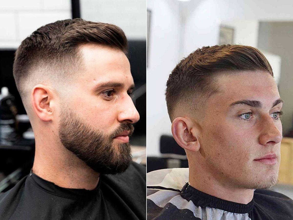 Short Comb Over là kiểu tóc vuốt lệch sang một bên
