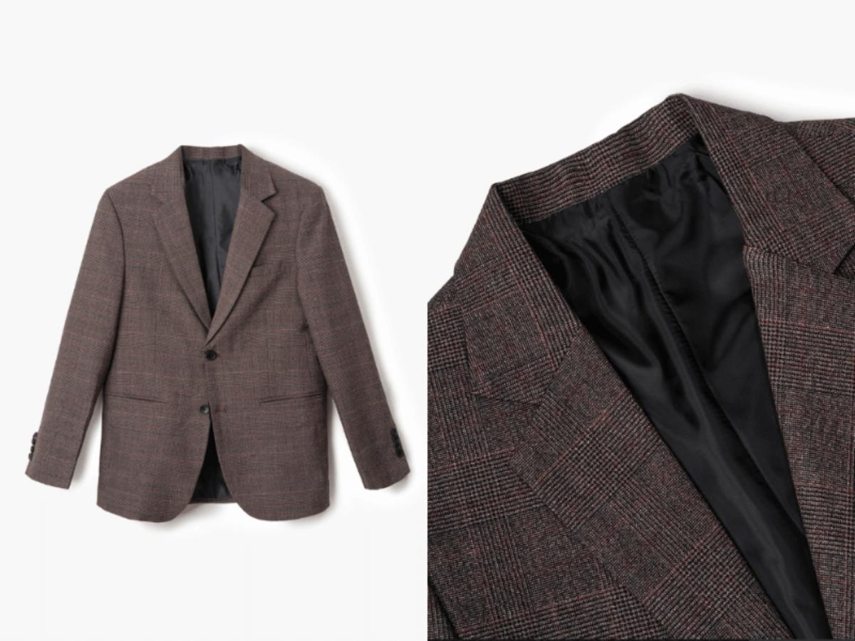 Họa tiết Houndstooth trên áo blazer mang đến vẻ đẹp cá tính