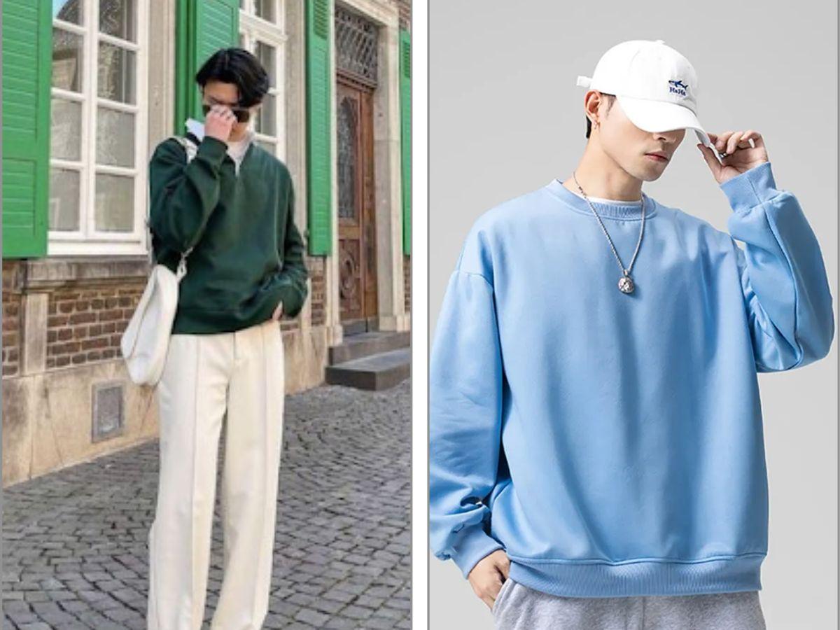 Sweater phối cùng với túi và mũ
