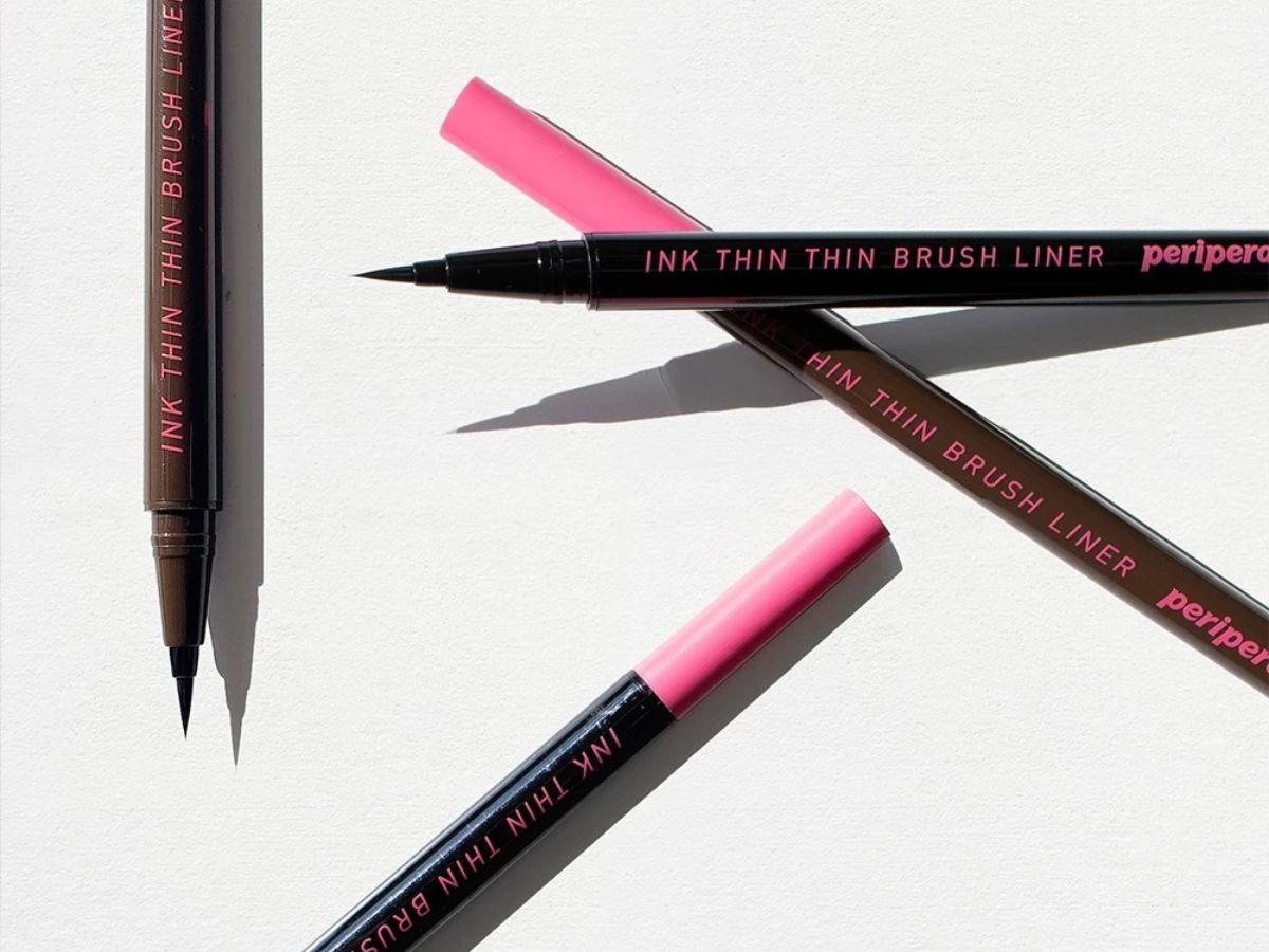 Peripera Ink Thin Thin Brush Liner là sản phẩm nổi bật với thiết kế đầu cọ siêu mảnh