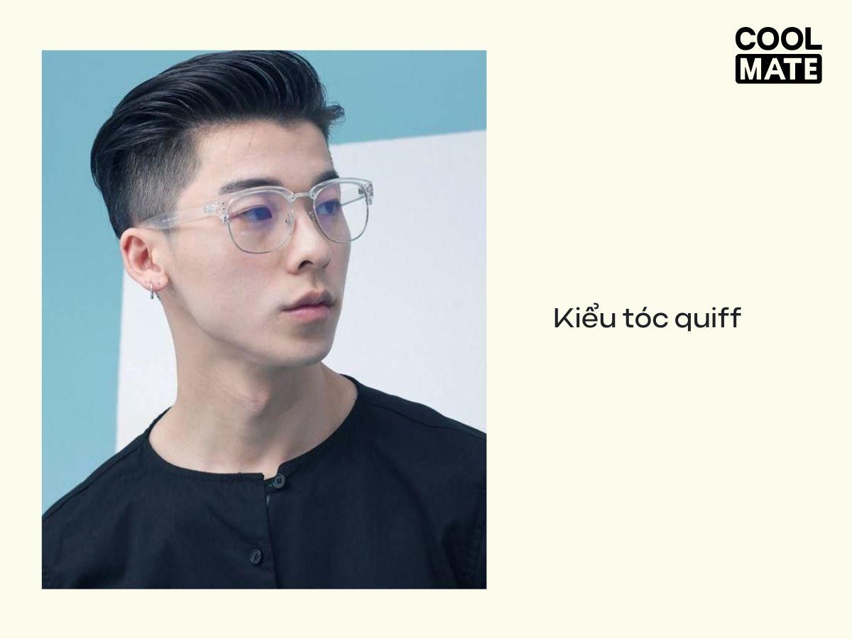 Tóc quiff tạo vẻ lịch lãm, phù hợp gương mặt trái xoan