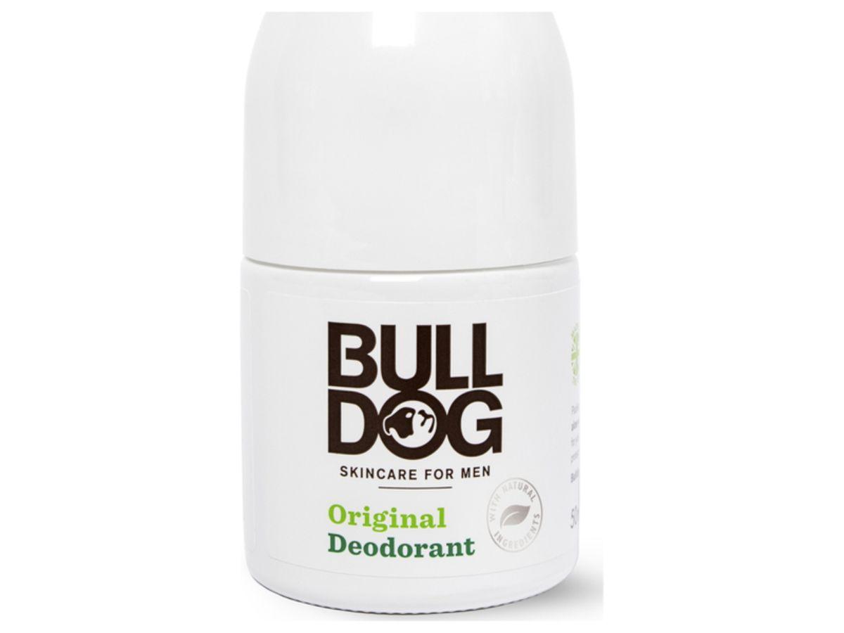Bulldog là lăn khử mùi thiên nhiên, chứa chiết xuất lô hội, tinh dầu cam