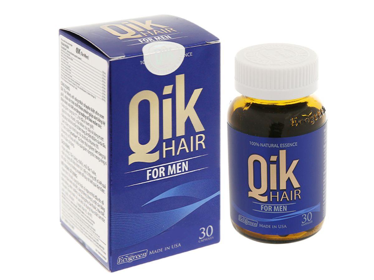 Viên uống Qik Hair For Men giúp hỗ trợ cân bằng hệ thần kinh nội tiết