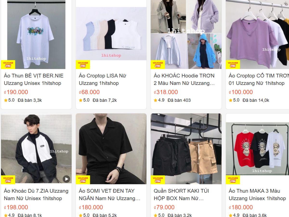 1hitshop là cái tên quen thuộc với giới trẻ