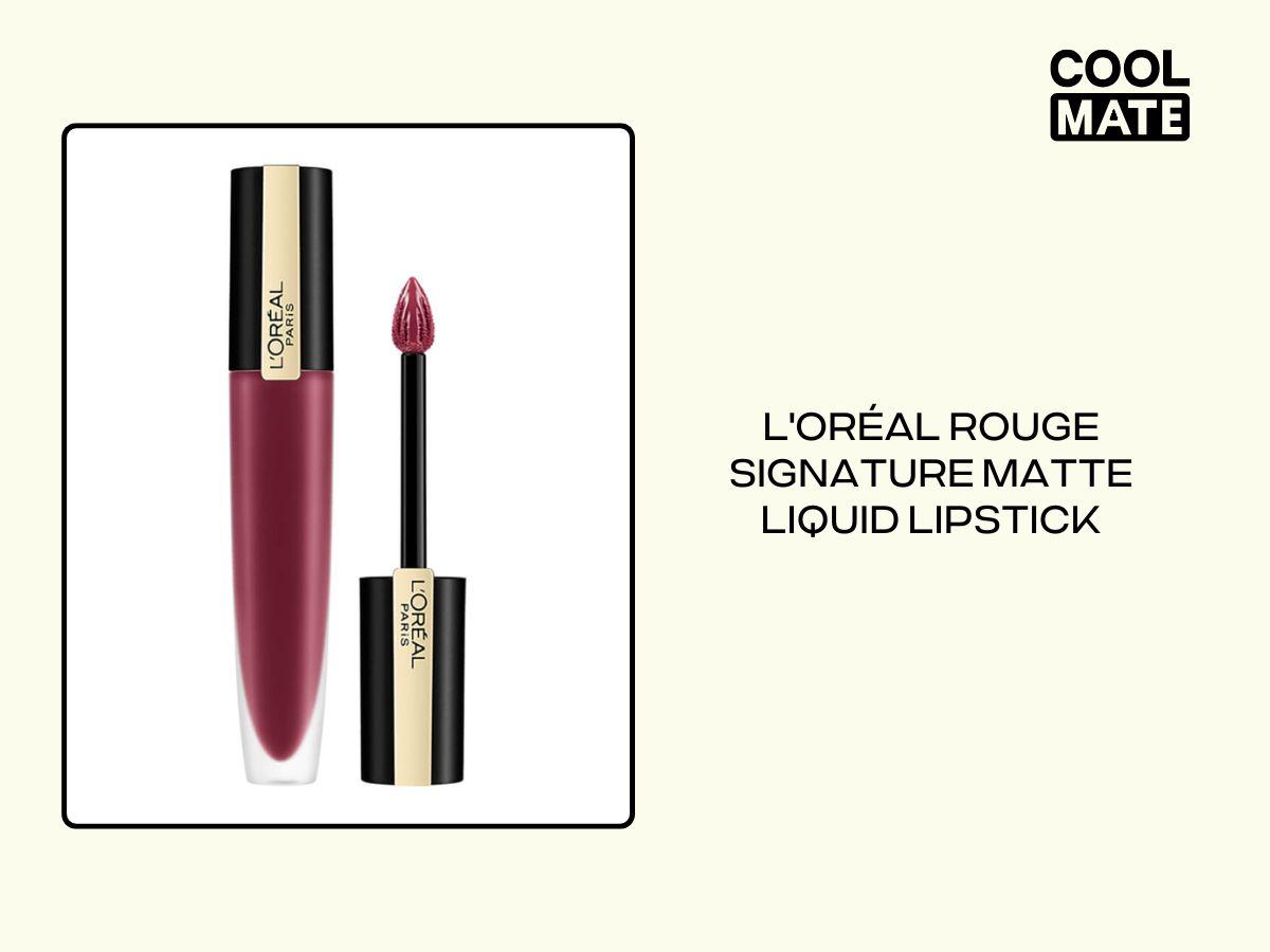 Son L'Oréal Rouge Signature Matte Liquid Lipstick