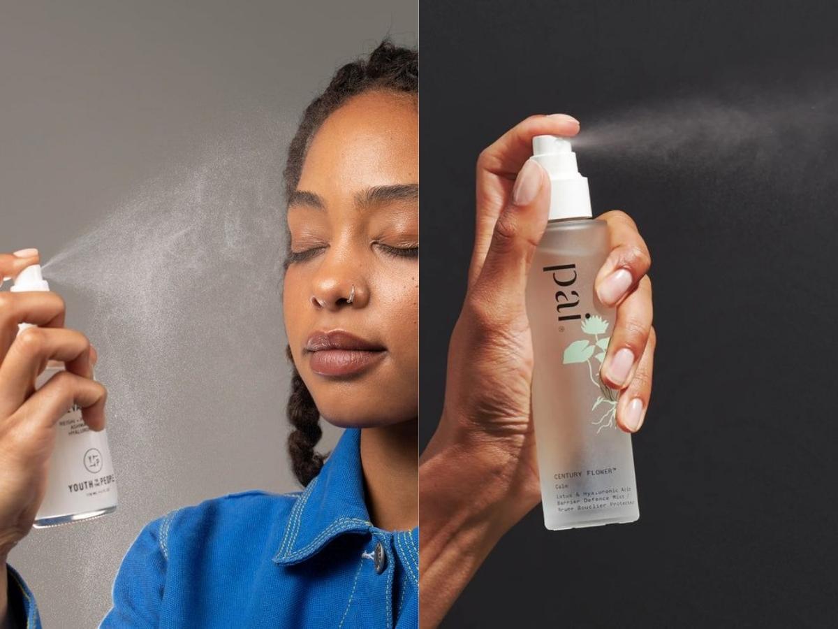 Xịt khoáng là một giải pháp đơn giản giúp làm mới làn da và khơi dậy năng lượng