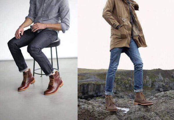giày nam cao cổ cho người thấp gầy
