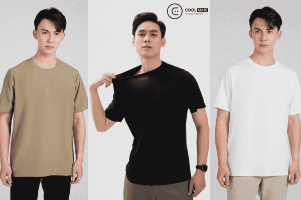 Áo thun trơn nam từ 360 Boutique