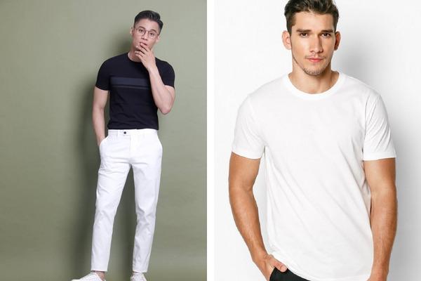 Áo thun ôm body cho những chàng trai dáng tam giác ngược