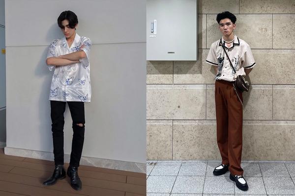 Chọn áo thun form rộng nam cho người có dáng người hình chữ nhật