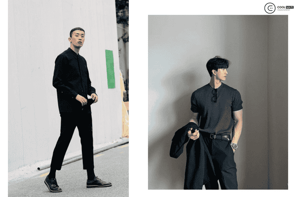 Phong cách All Black đơn giản