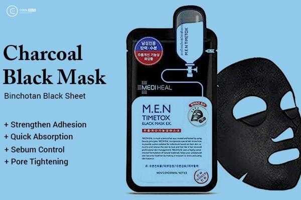 Sản phẩm MEDIHEAL M.E.N Timetox Black Mask EX