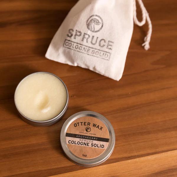 Nước hoa khô nam cuốn hút và lưu hương lâu chính là hộp nước hoa khô Otter Wax Spruce Cologne