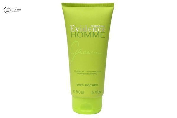 Sữa tắm trắng da toàn thân cho nam Evidence Homme Green Yves Rocher