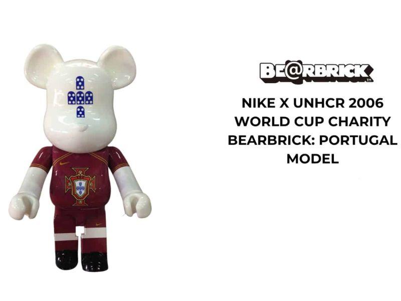 Bearbrick Nike x Unhcr 2006 World Cup Charity: Portugal Model