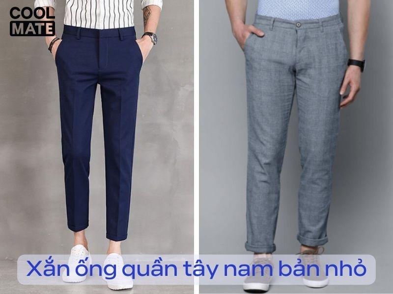 Cách xắn ống quần tây nam bản nhỏ