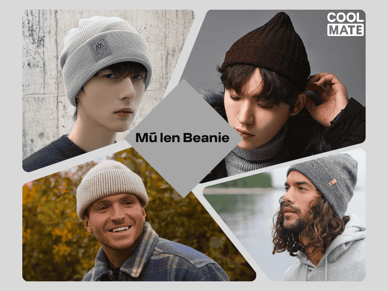 Mũ len beanie đa phong cách