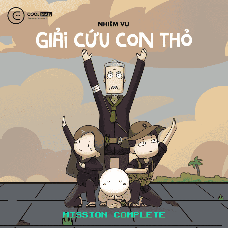 Coolmate và đội ngũ Thỏ Bảy Mà