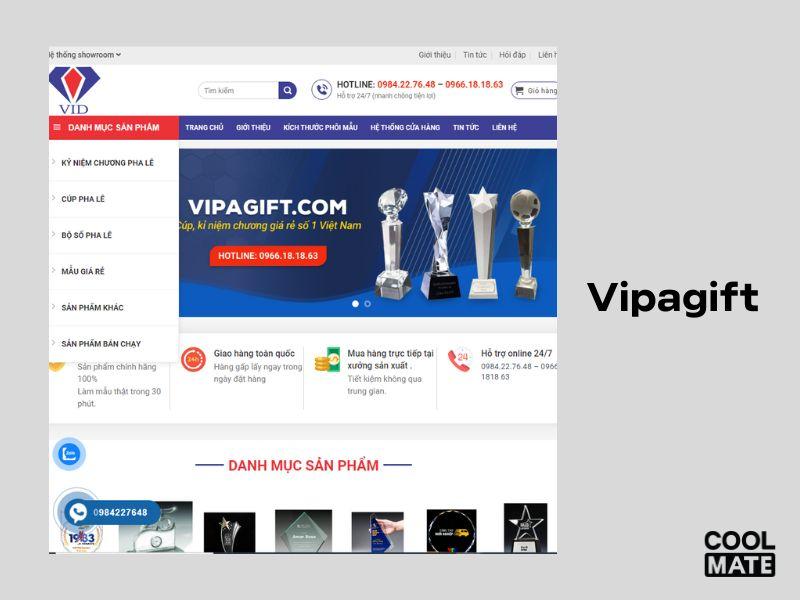 Vid Thái Bình Dương - địa chỉ in quà tặng theo yêu cầu