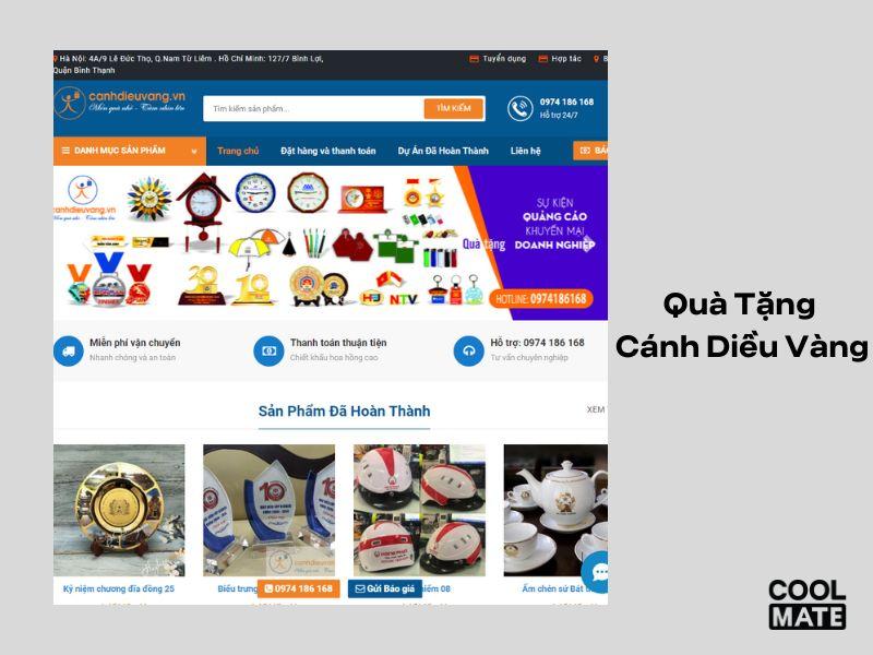 Quà Tặng Cánh Diều Vàng - địa chỉ in quà tặng theo yêu cầu