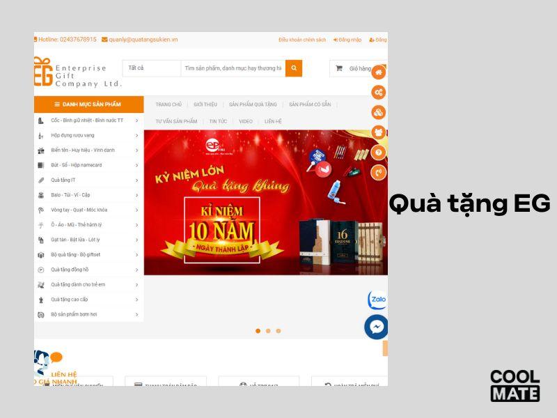 Quà tặng EG - địa chỉ in quà tặng theo yêu cầu 