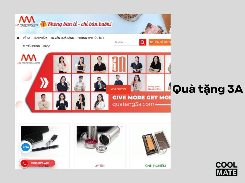 Quà tặng 3A - địa chỉ in quà tặng theo yêu cầu