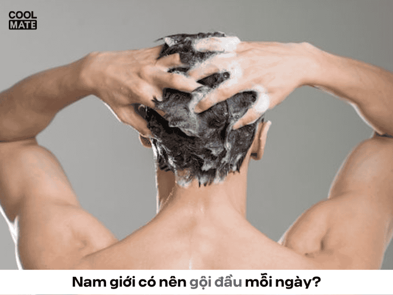 Nam giới có nên gội đầu mỗi ngày? (Nguồn ảnh: Coolmate)