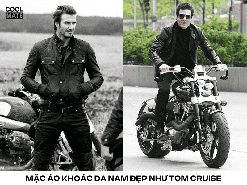 mặc áo khoác da nam đẹp như Tom Cruise