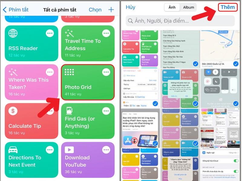 Tạo ảnh chuyên nghiệp với phím tắt Photo Grid