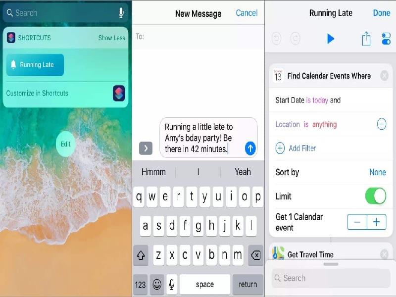 Phím tắt Gửi tin nhắn khi bạn đến muộn (Running Late)