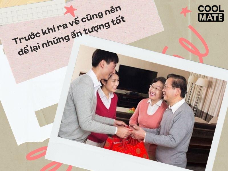 Để lại ấn tượng tốt khi ra về