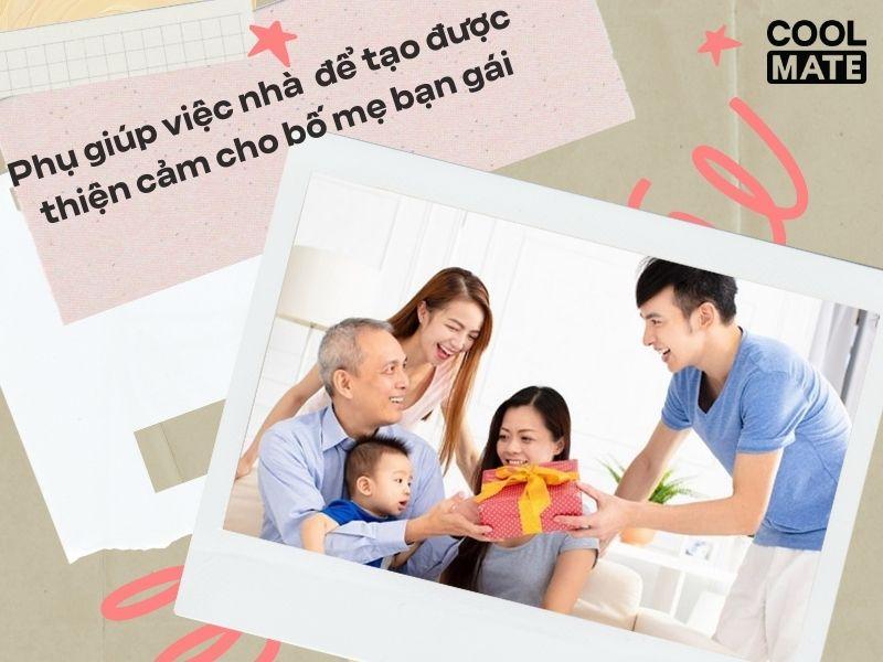 Giúp đỡ việc nhà thể hiện sự chu đáo