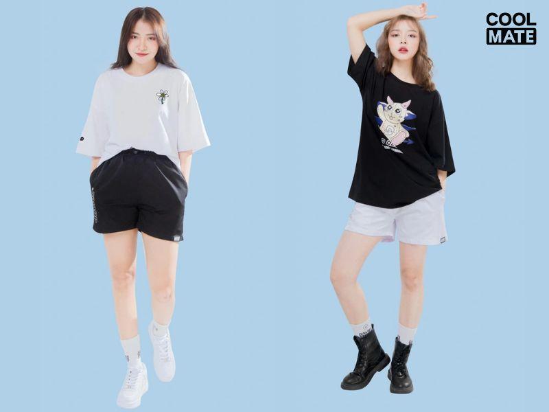 Quần short nữ vải dù 
