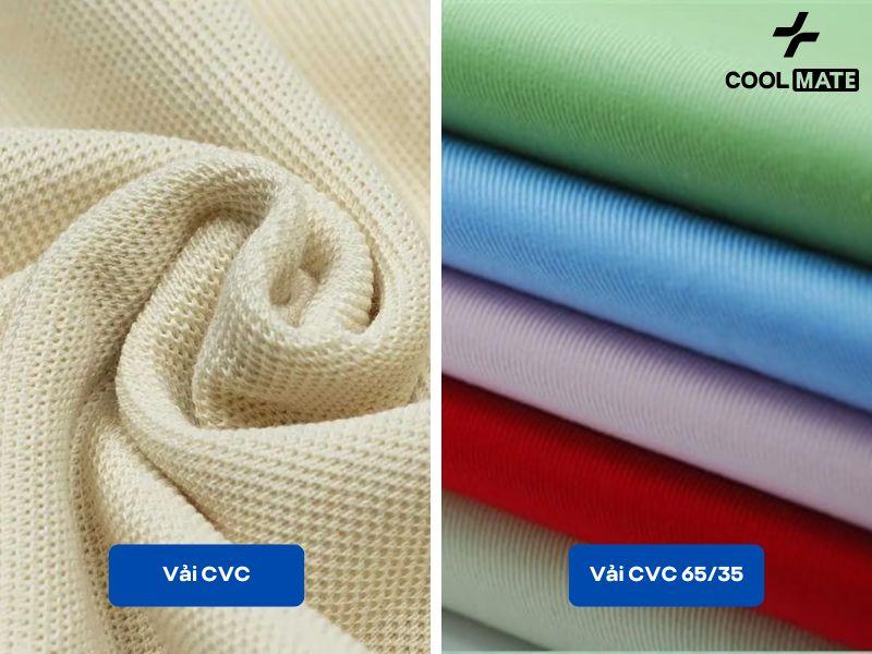 Vải CVC 65/35 có tỷ lệ 65% cotton và 35% polyester