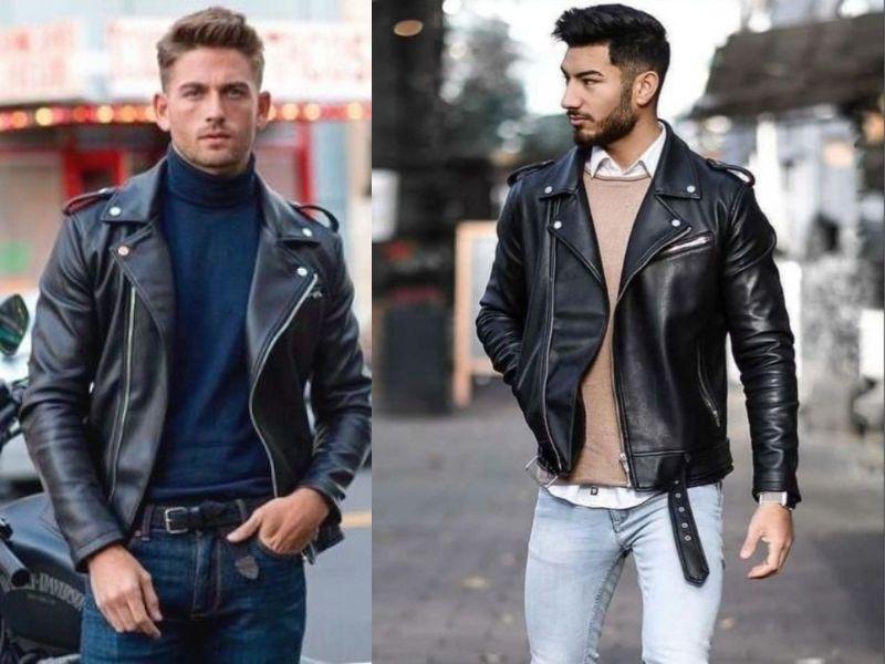 Biến tấu cho dân công sở với áo biker jacket