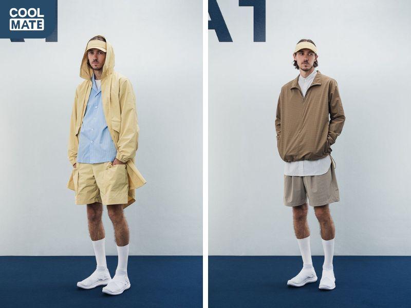  áo gió, áo polo, và quần short