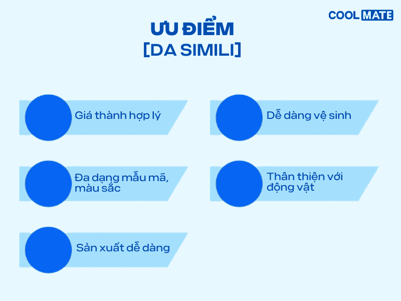 Ưu điểm nổi bật của da simili