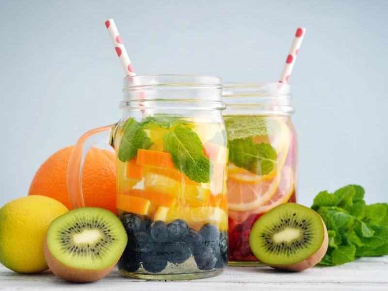 giảm mỡ đùi với detox