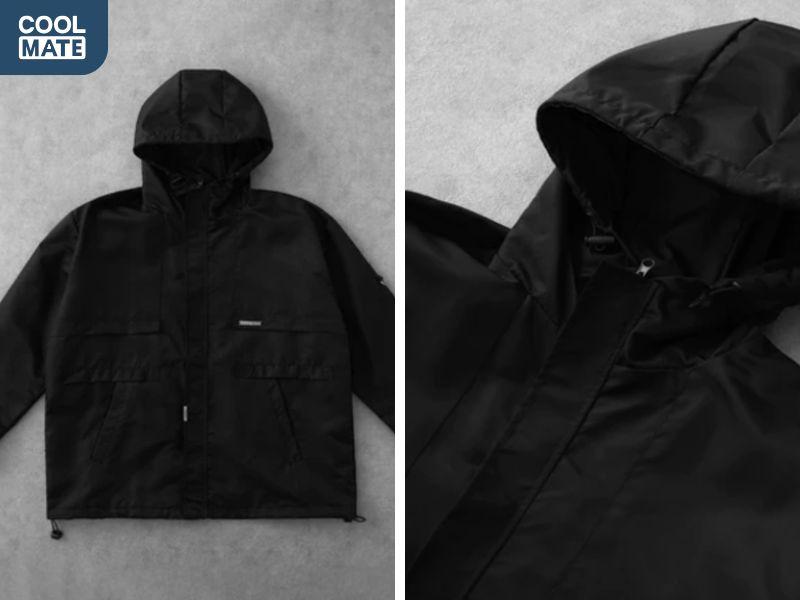 áo khoác gió đen TSUN Windbreaker Jacket từ TSUN